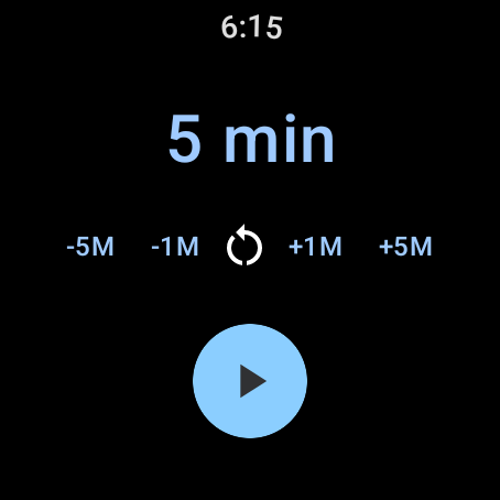 Screenshot of SimpleSleepTimer
