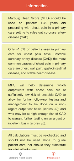 Marburg Cardiology Score Screen 3