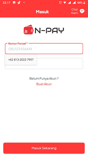 Android application NPay - Agen Pulsa PPOB screenshort