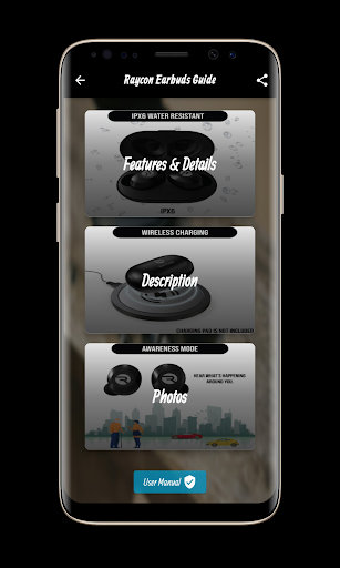 Android application Raycon Earbuds Guide screenshort