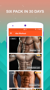 Six Pack in 30 Days – Abs Workout v1.1.0 APK + MOD (Pro Unlocked) 2022 1