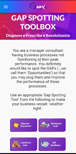 Android application GapX screenshort