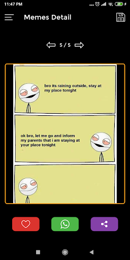 Android application Jokes Time screenshort