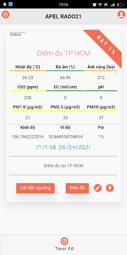IoTVision Giám sát điều khiển Screenshot