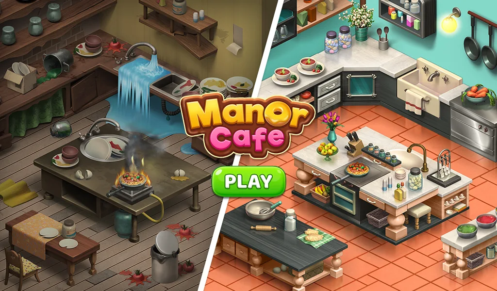 تحميل لعبة Manor Cafe مهكرة 2023 للاندرويد