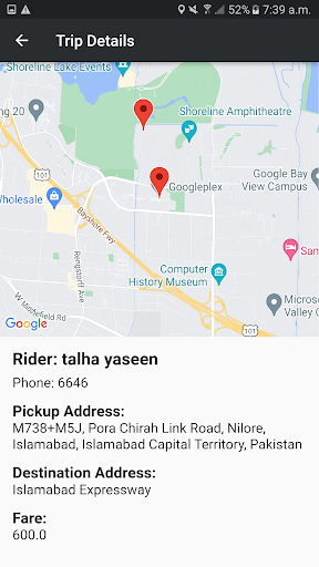 CabGo Driver Screen 2