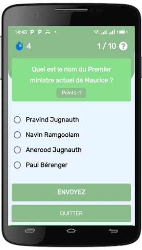 Quiz Maurice Screen 3