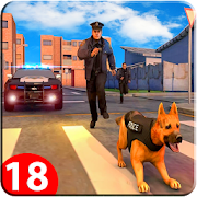 Police Dog Simulator 2018 new: Drug Dog Sniffer 3D