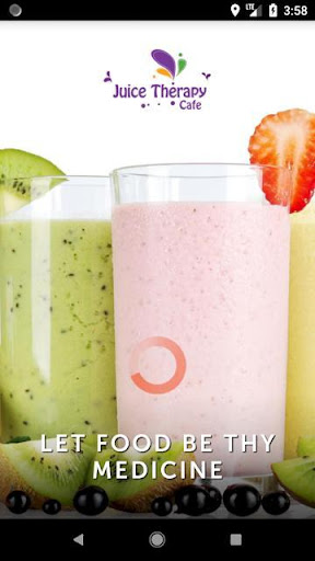 Android application Juice Therapy Cafe screenshort