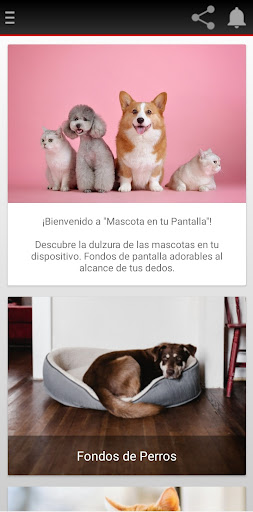 Android application Mascota en tu Pantalla screenshort