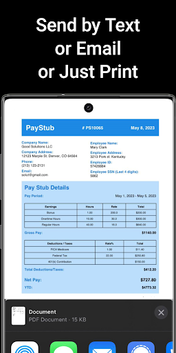 PayStub: PaySlip PDF Generator 2