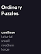 screenshot of Ordinary Puzzles