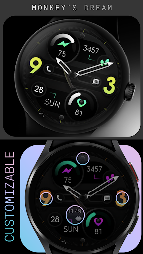 Android application Dream 96 - Modern Watch Face screenshort