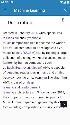 Machine learning Screen 3