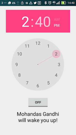 Inspiring Alarm Clock Screen 2