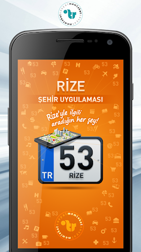 Android application Rize Şehir App screenshort