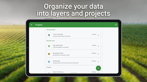 Screenshot of Locus GIS Offline Land Survey
