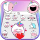 Cute Unicorn Blob Emoji-Sticker Auf Windows herunterladen