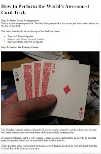 How to Do Card Tricks