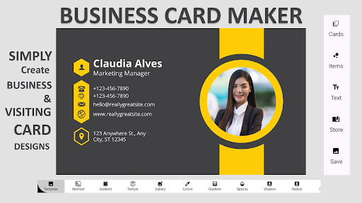 Business Card Maker - Template Screen 2
