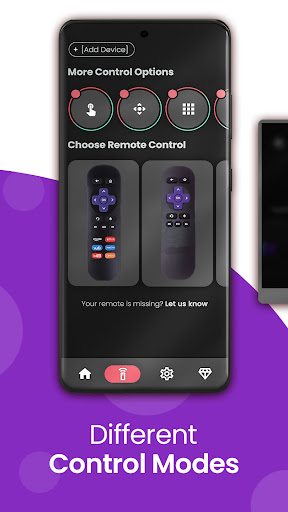 Remote for Roku Smart TV Screen 2