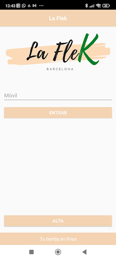 Android application La Flek screenshort