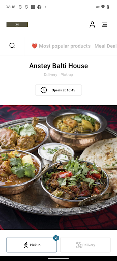 Android application Anstey Balti House Leicester screenshort