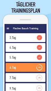 Flacher Bauch Training Screenshot