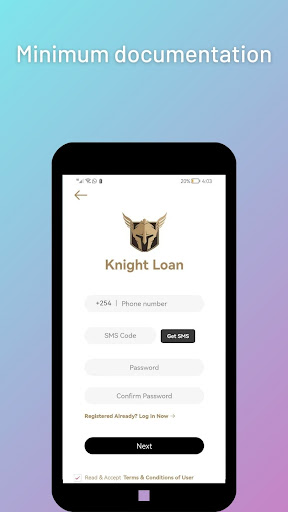 Knight Loan - Simple Use Screen 2