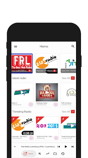 Android application Luxembourg Radio Stations screenshort