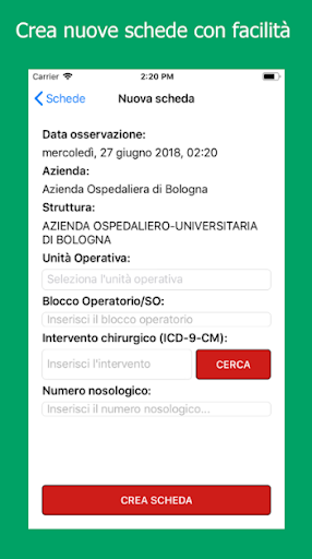 OssERvare - Sicurezza cure E-R Screen 2