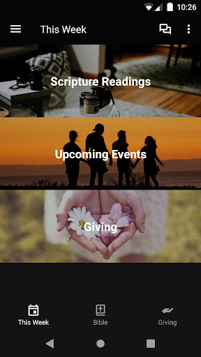 Android application GMBC Clarksville screenshort
