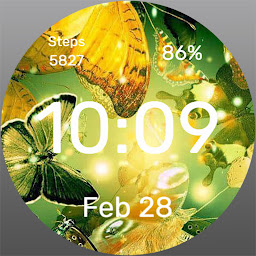Icon image Caramel Butterflies Watch Face