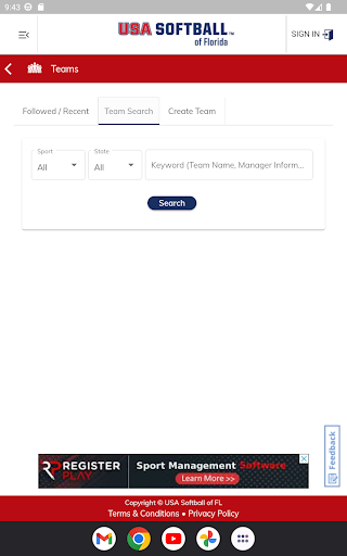 USA Softball of Florida