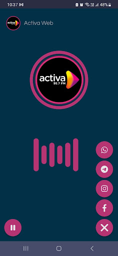 Activa Web - Radio Screen 3