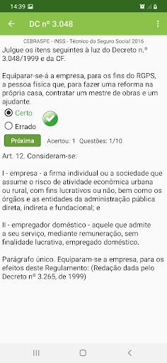 Decreto nº 3.048 Screen 3