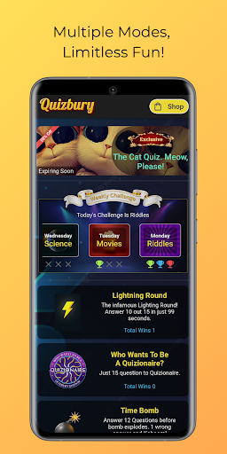 Quizbury: Fun Trivia & Quizzes Screen 3
