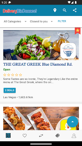 DBC Tech Restaurant App Screen 2