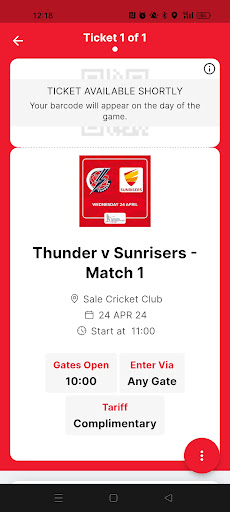 Lancashire Cricket Tickets Screen 3
