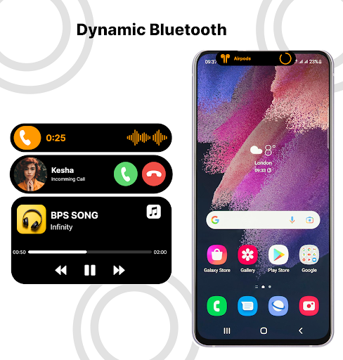 Android application iOS Notch: Dynamic Island screenshort