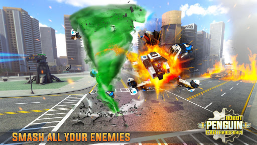 Penguin Robot Car War Game Screen 3