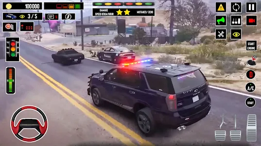 US Police Van Crime Simulator