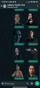 Addams Family Stickers - 2023