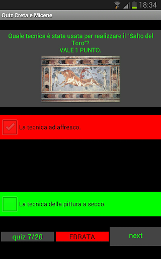 Creta Micene Quiz Arte Screen 2