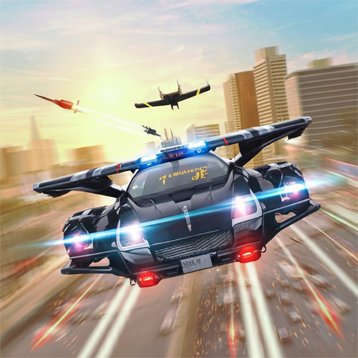 Flying Car Police Game