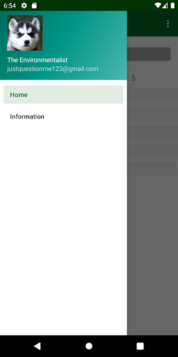 Android application ENVIRONMENT PLANNERS REVIEW screenshort