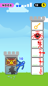 Superhero Stickman: Towers