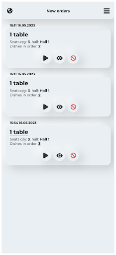 Android application Resto Club for Institutions screenshort