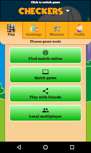 Checkers Online – Duel friends 3