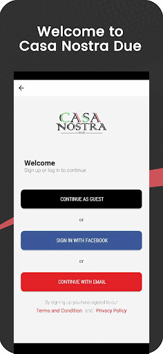 Android application Casa Nostra Due screenshort